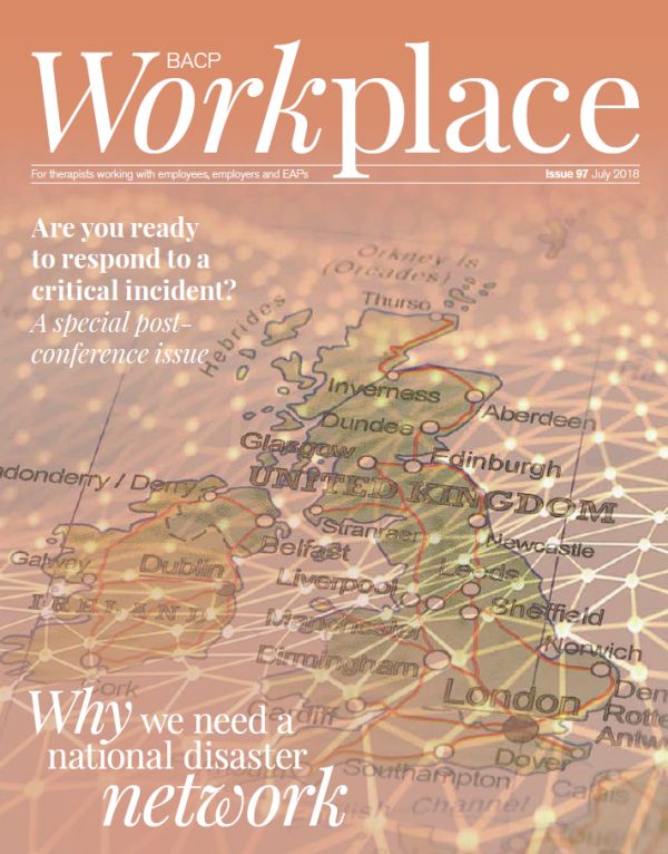 Cover of BACP Workplace July 2018